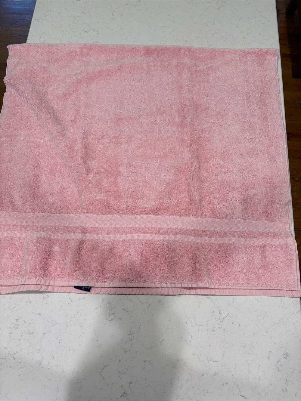 Ralph Lauren Pink Terry Bath Towel